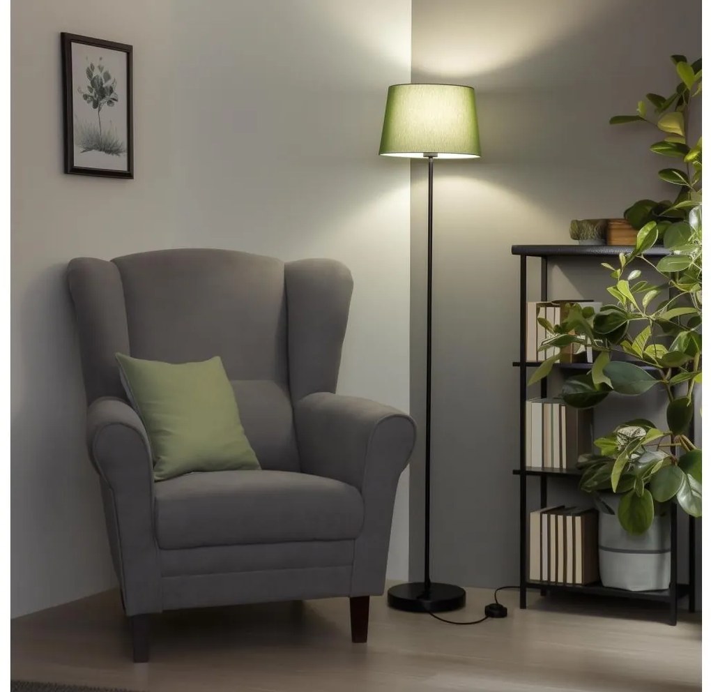 Brilagi - LED подова лампа CERIA 1xE27/40W/230V Ø 30 см зелена/черна