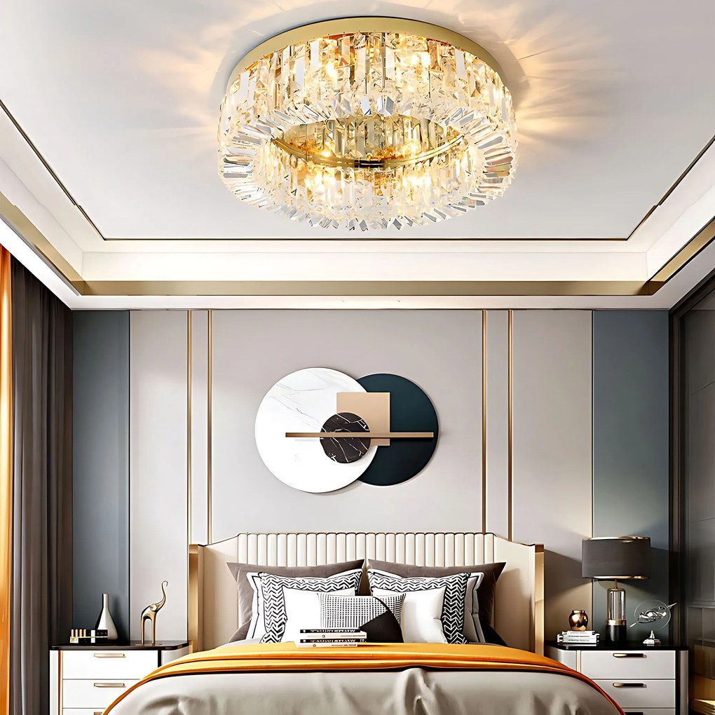 Лампа APP1729-8C 60 cm Gold
