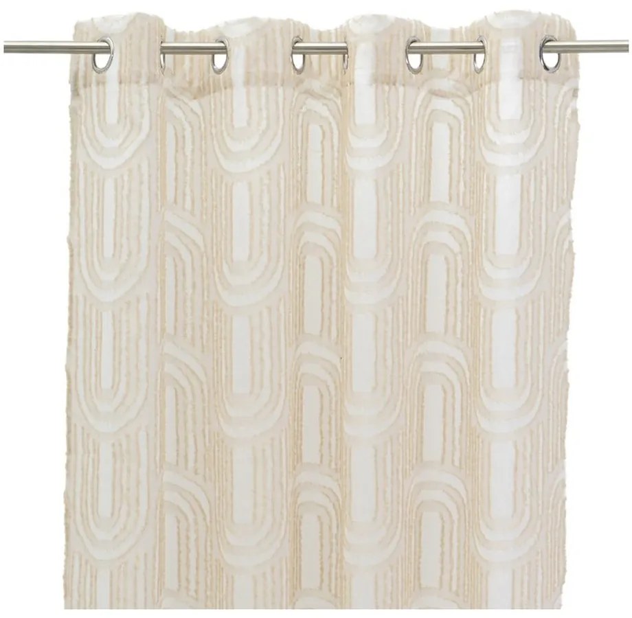 Бежова завеса 140x260 cm Relief Arch – Casa Selección