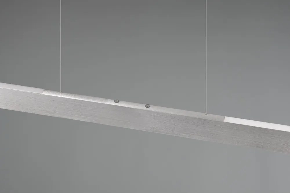 Светлосиво LED осветително тяло за окачване Helios - Trio