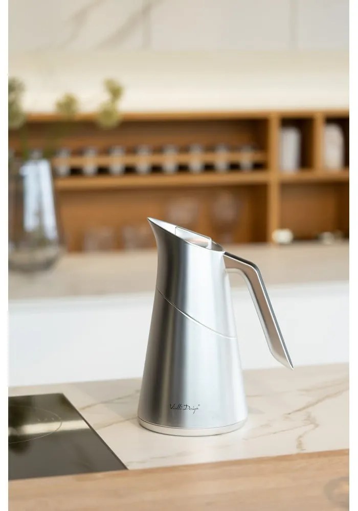 Термос в матово сребрист цвят 1 л Soho - Vialli Design