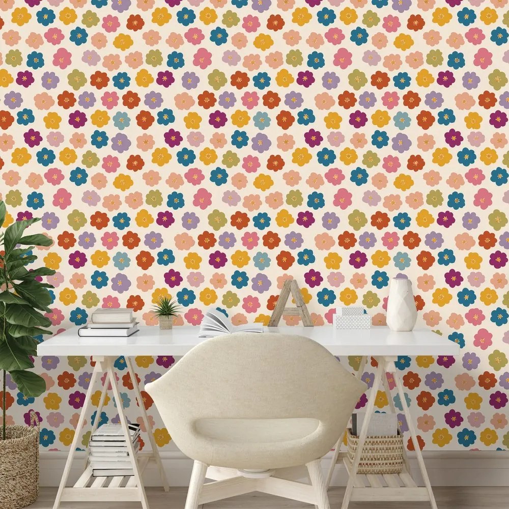 Фототапет – Цветно цветно поле