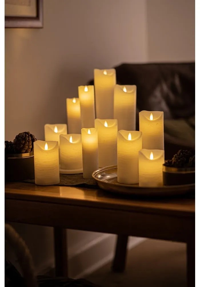 LED свещ (височина 15 cm) Sara – Sirius