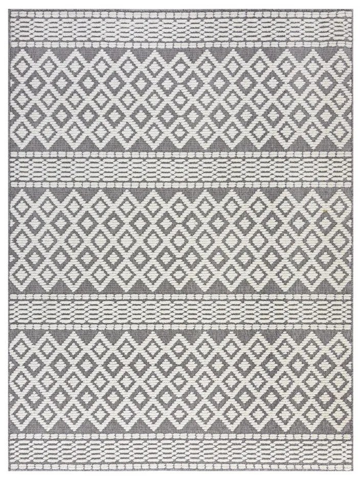 Сив килим от шенил подходящ за пране 80x160 cm Jhansi – Flair Rugs