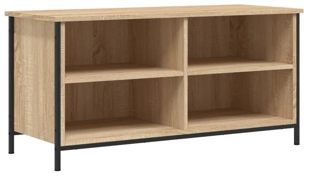832774 vidaXL ТВ шкаф, дъб сонома, 100x40x50 см, инженерно дърво