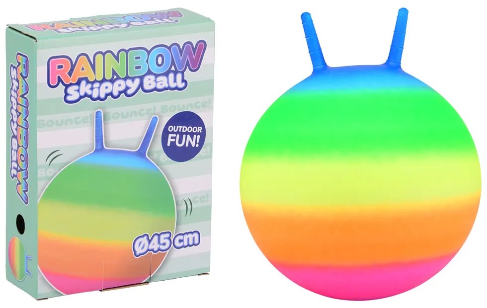 JT Топка за скачане Rainbow 45 см.