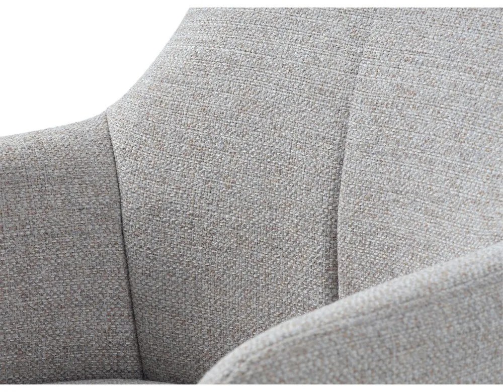 Светлосиво въртящо се релаксиращо кресло Manning – Unique Furniture