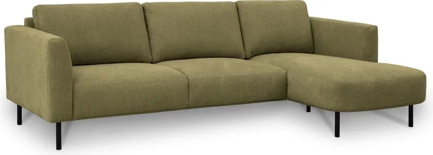 Ъглов диван в цвят горчица (десен ъгъл) Hero – Scandic