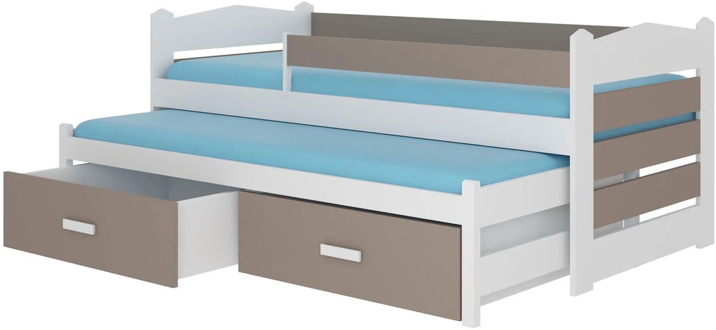 Бебешко Детско легло Camaro-200 x 90-With protector-White - Mpez