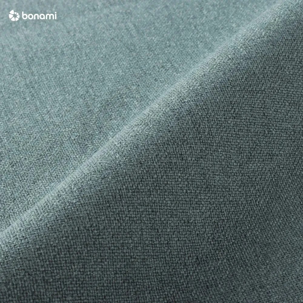 Сиво-синьо единично легло 120x200 cm тапицирано без ламелно дъно Mattis – Meise Möbel