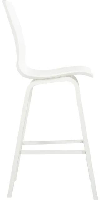 Бели пластмасови градински бар столове в комплект от 2 броя Sophie Wave - Hartman