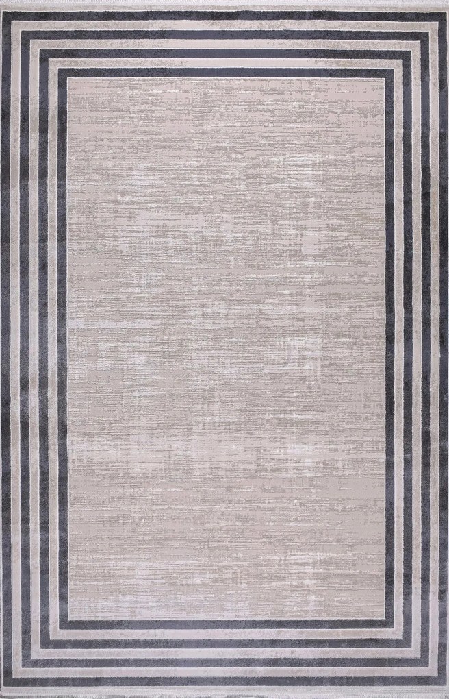 Килим Diva - 9562, цвят Сив, 80 x 300 см