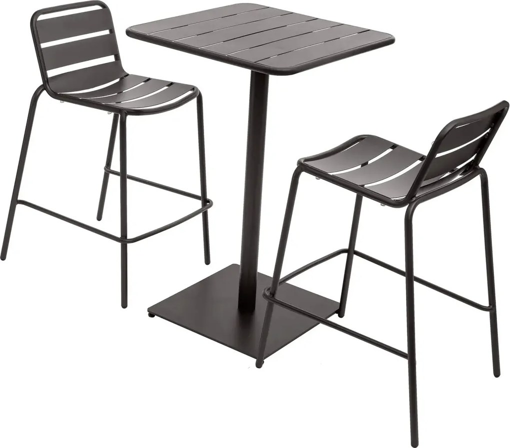 Градинска висока маса Hesperide Phuket - Графит