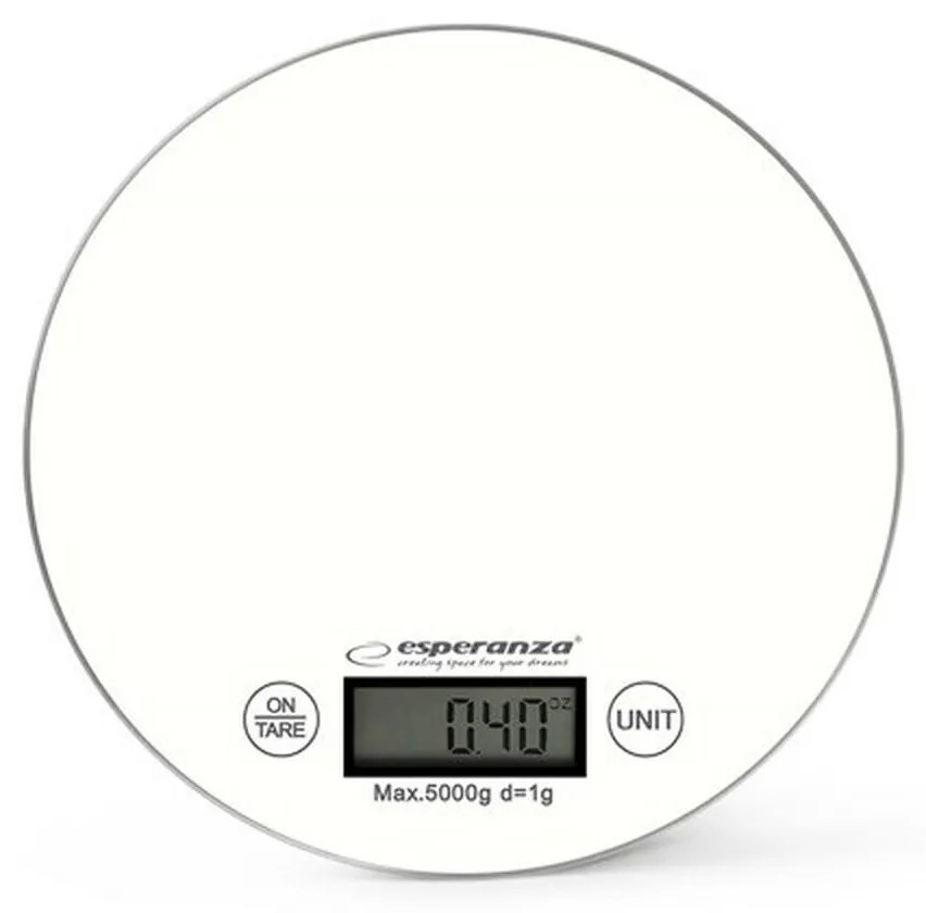 кухненската везна Esperanza EKS003W Бял 5 kg