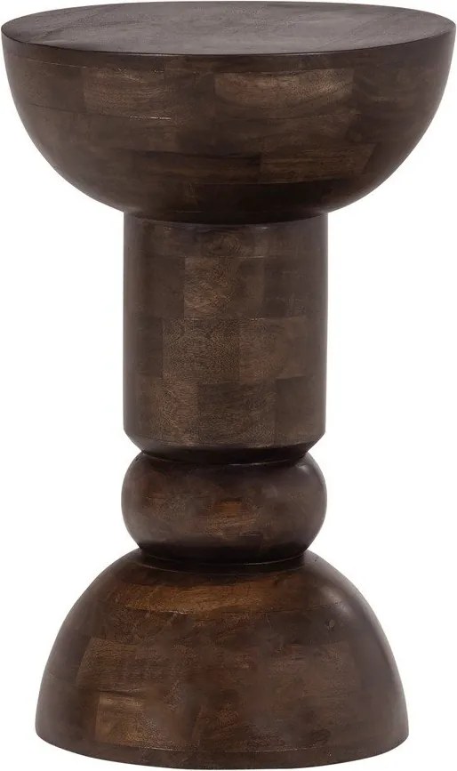 Кръгла странична масичка от масивно манго ø 46 cm Emel – WOOOD