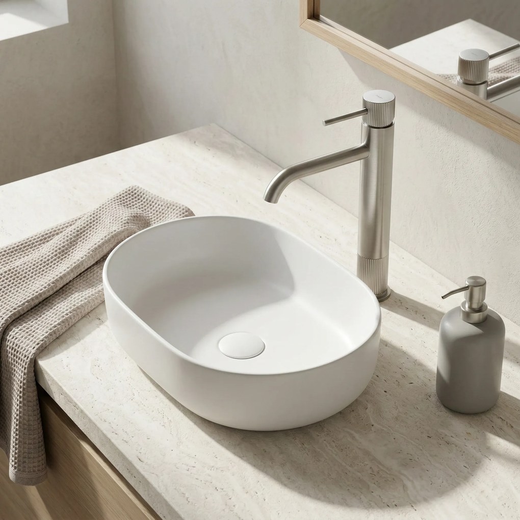 Смесител за баня Rea Lungo Stripe Brush Nickel