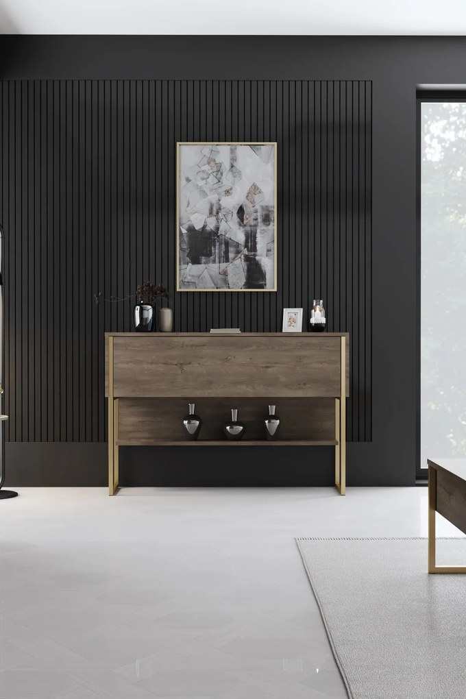Скрин Luxe, цвят Златен Орех