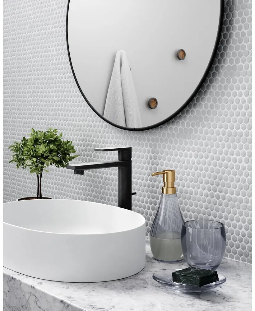 Син пластмасов диспенсер за сапун Droplet - Umbra