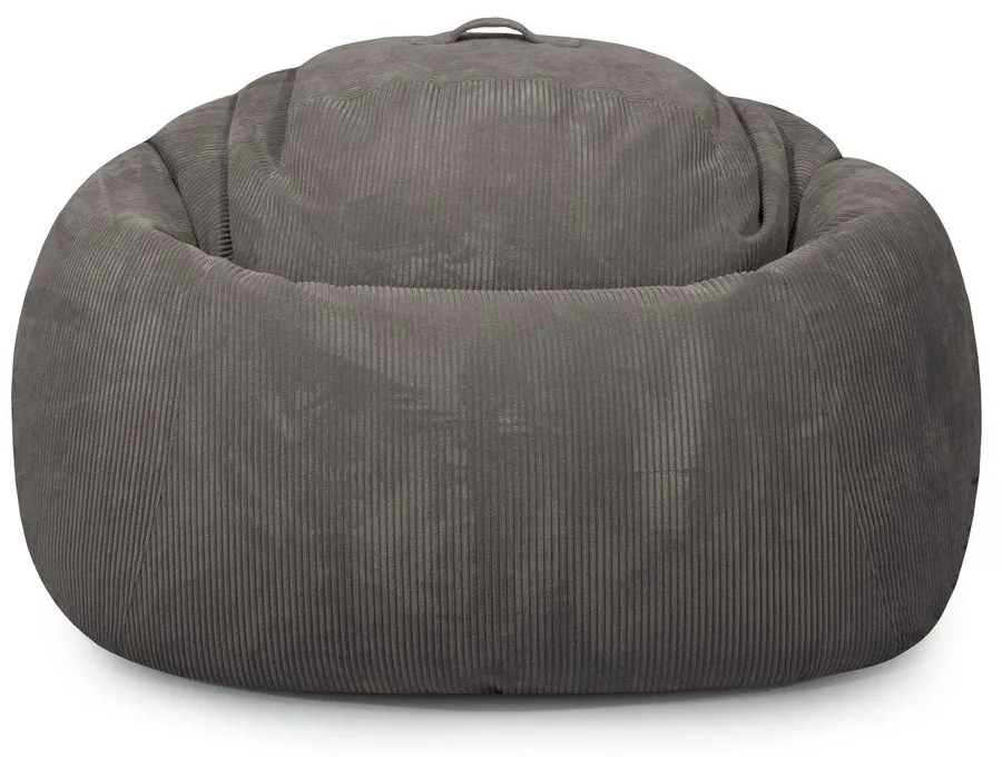 Кафяв пуф от рипсено кадифе Roll 190 – SLOWDOWN