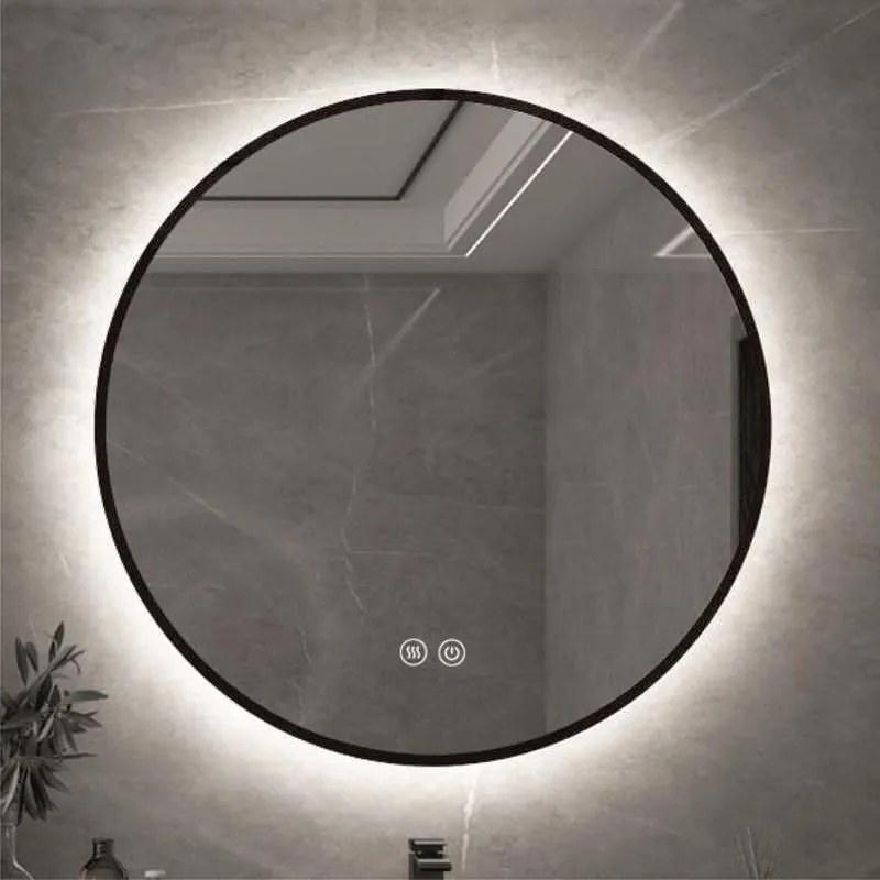 LED огледало за баня с нагревател, 60см, Inter Ceramic, ICL 1840MB