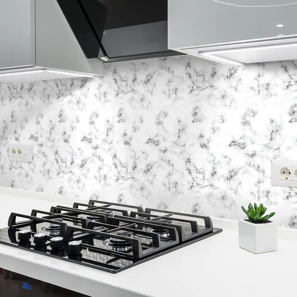 Стикери в комплект на плочките 24 бр. 10x10 cm Marble – Ambiance