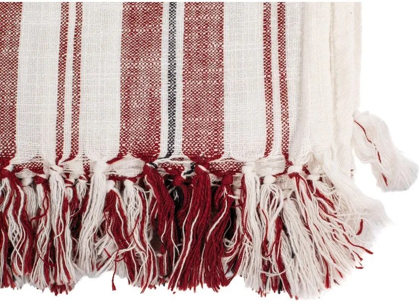 Теракотено памучно одеяло 150x200 cm Indira – Tiseco Home Studio