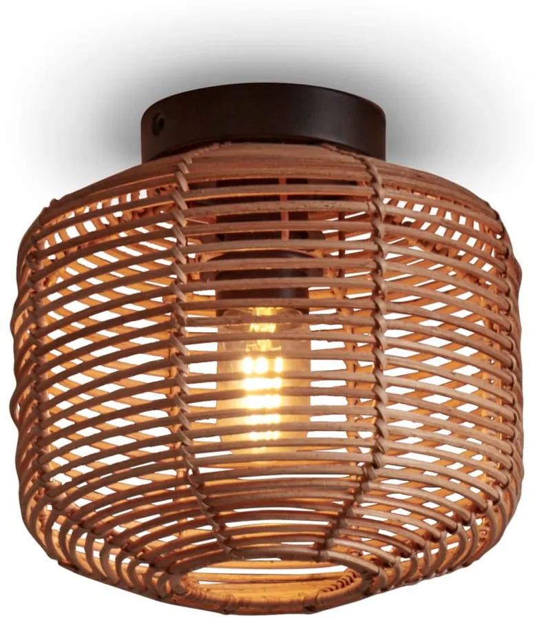 Лампа за таван с абажур от ратан в естествен цвят ø 25 cm Tanami - Good&amp;Mojo