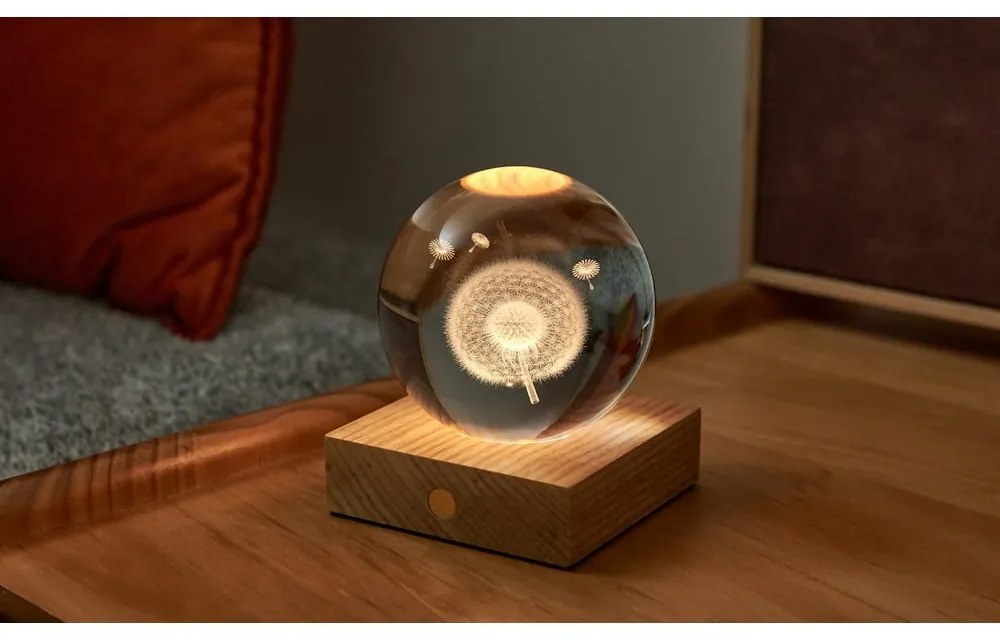 Тъмнокафява светлинна декорация с USB Amber – Gingko