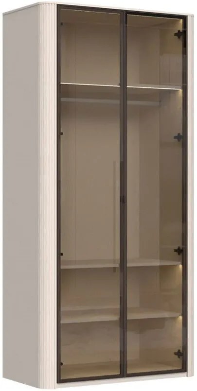 Гардероб Дъчес двукрилен с огледало