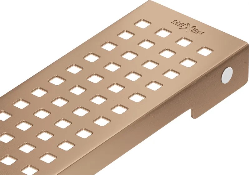 Mexen Flat M08 капак за линейния сифон 100 см, четкана мед - 1C25100