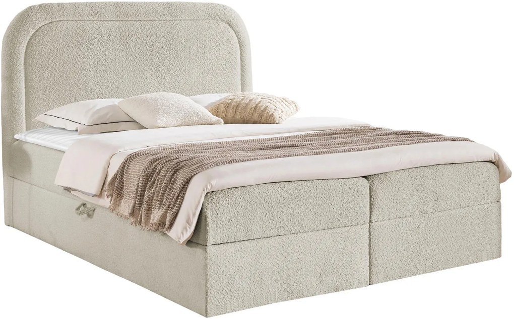 Тапицирано легло Bonito-Бежов-120 x 200