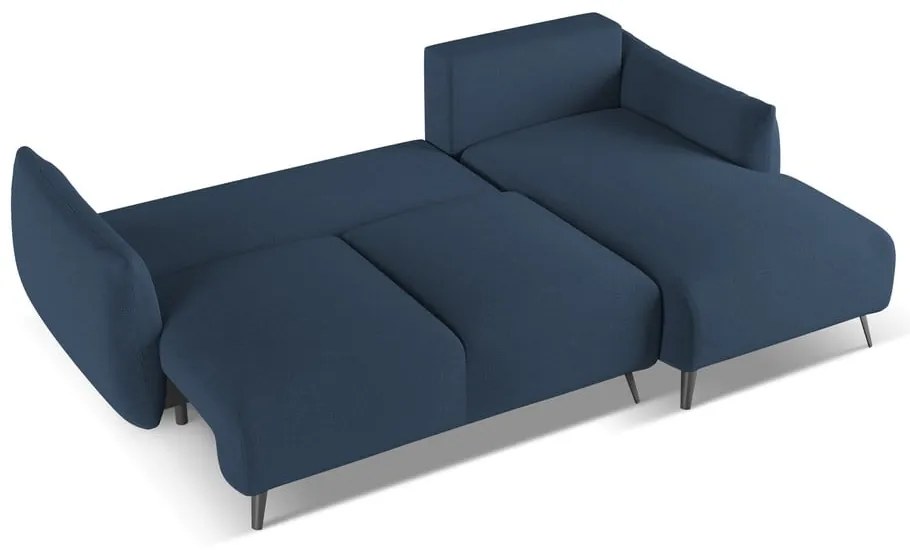 Син ъглов диван (десен ъгъл) Malie – Makamii