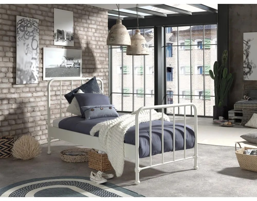 Бяло детско легло 90x200 cm Bronxx - Vipack