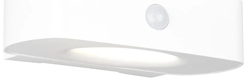 LED стенно външно осветително тяло със соларен панел (височина 6 cm) Bilbao – Trio