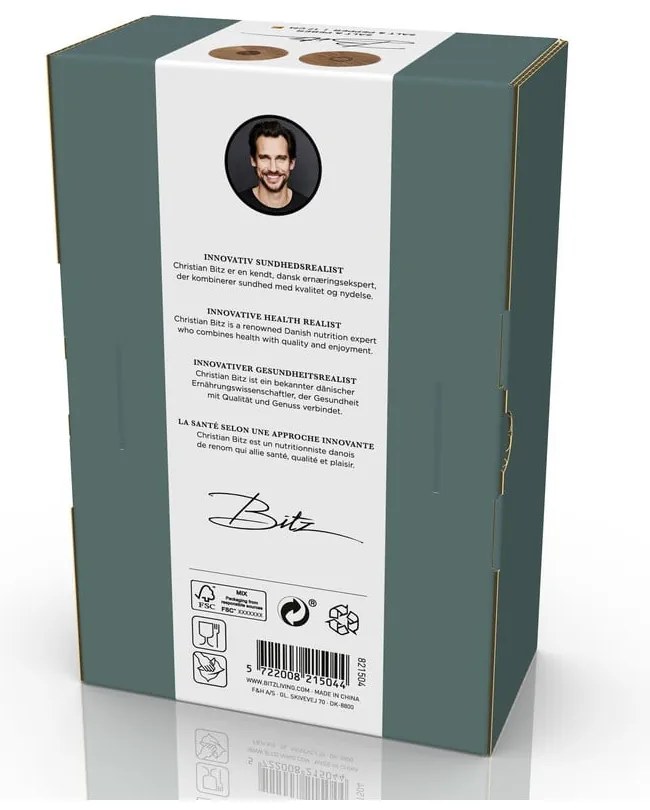 Керамичен комплект мелнички за сол и пипер 2 бр. в кехлибарен цвят Gastro Amber – Bitz