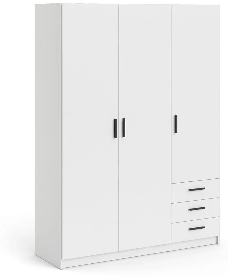 Бял гардероб 147x200 cm Sprint - Tvilum