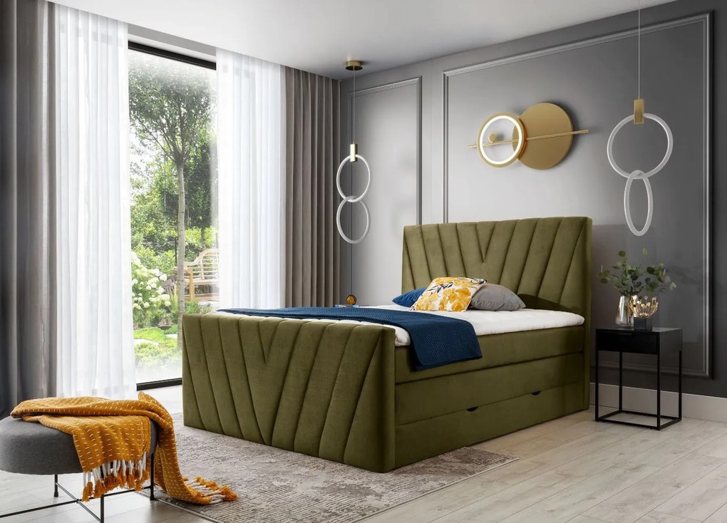 Тапицирано легло Alba-Xaki-140 x 200