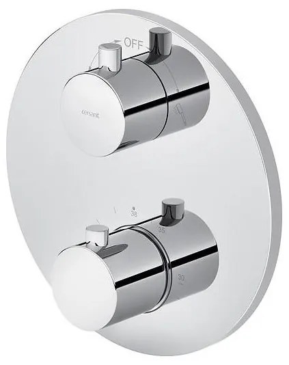 Cersanit S951-564 - Термостатичен смесител за душ за скрит монтаж ZEN хром