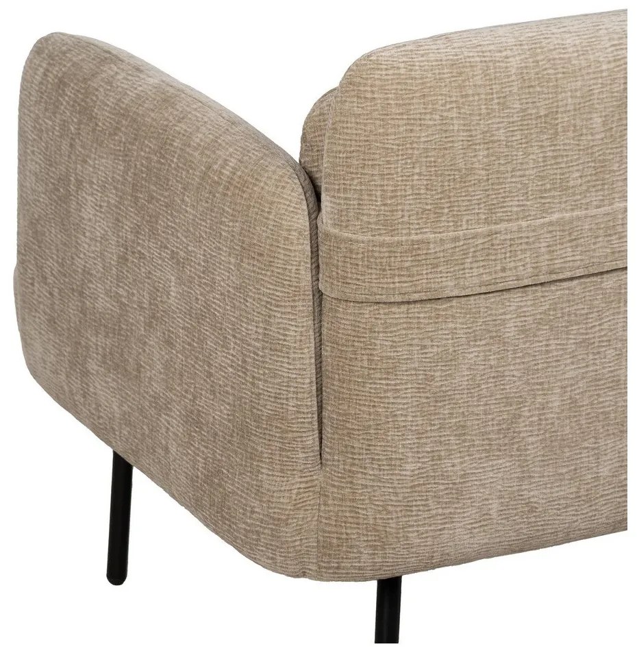 Бежов шенилов диван 127 cm Bind – Ixia