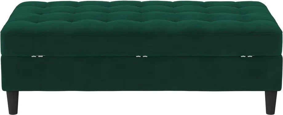 Зелена кадифена табуретка Presley – Støraa