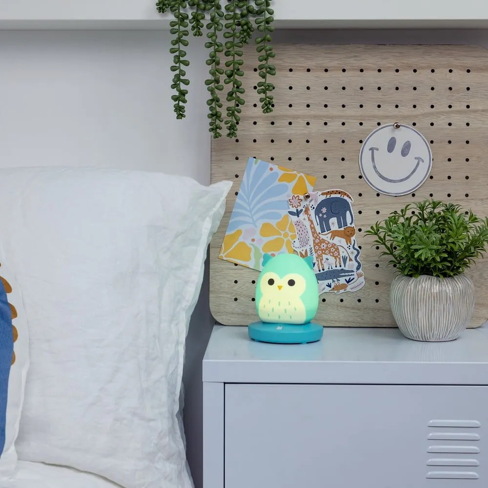 Синя детска нощна лампа Fizz Winston – SQUISHMALLOWS