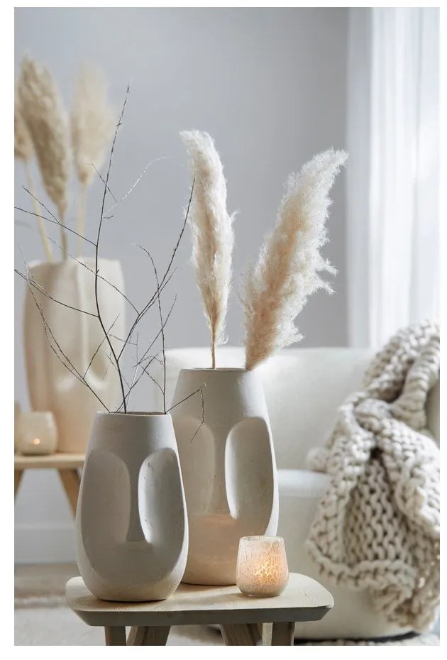 Бяла ваза Face - Light & Living