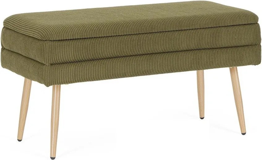 Зелена подплатена пейка Olga – Bizzotto