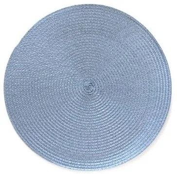 Horecano - Подложка за хранене кръгла ф38см светло синя PVC CN-(0193669)