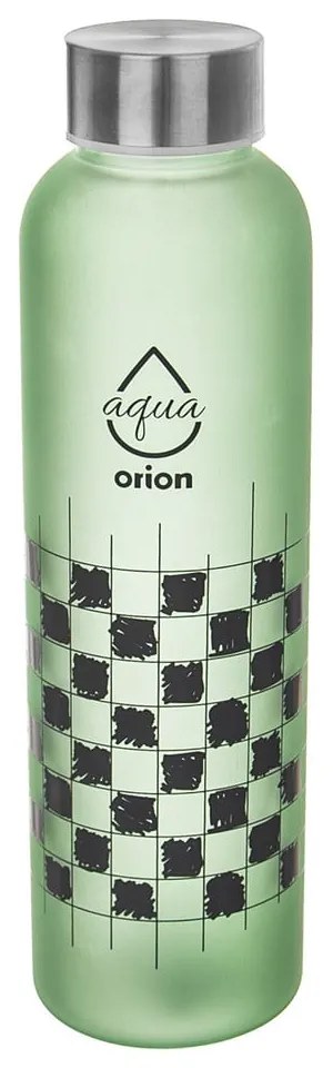 Зелена стъклена бутилка 600 ml Šachovnice - Orion