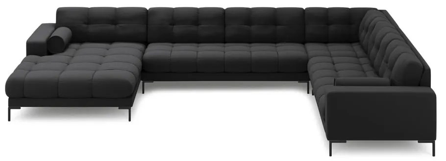 Тъмносив ъглов диван (десен ъгъл) Bali – Cosmopolitan Design