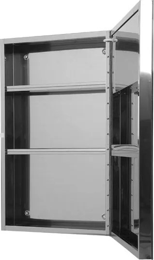 Огледало със скрито LED осветление и шкаф KARAG