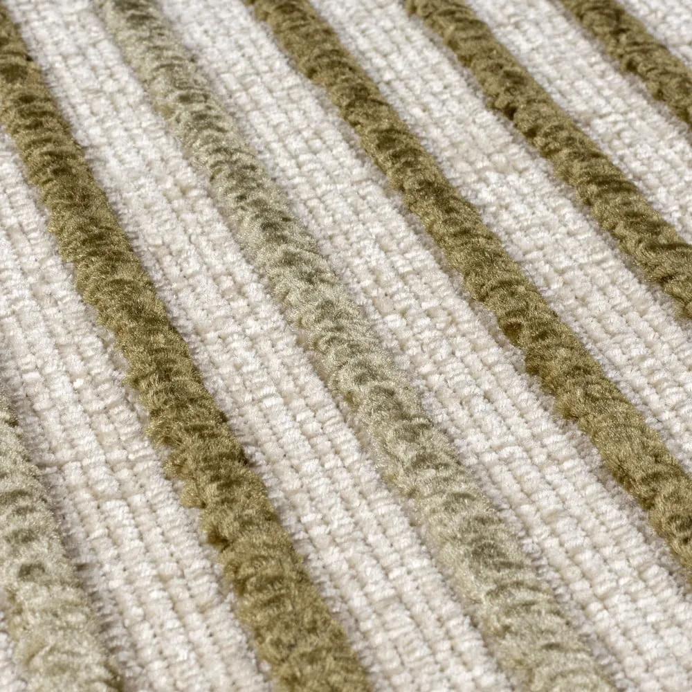 Зелен килим от шенил подходящ за пране 80x160 cm Elton – Flair Rugs