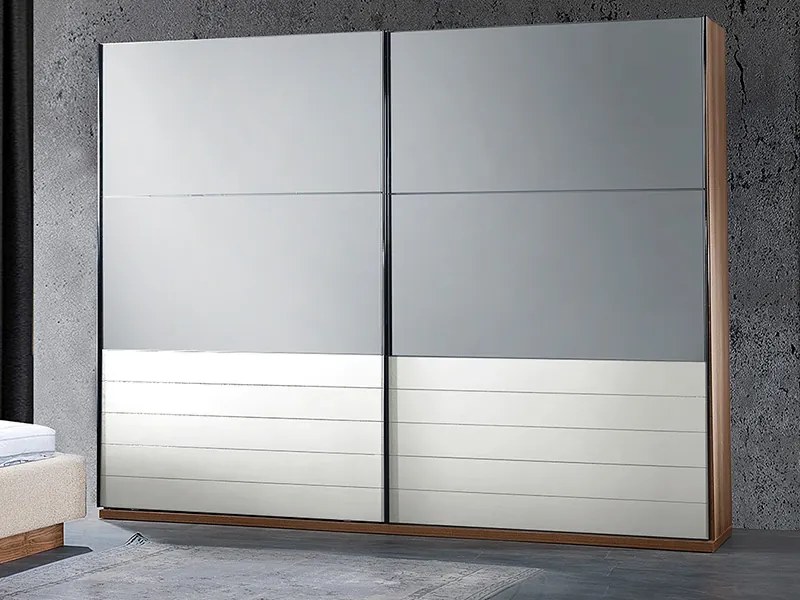 гардероб с плъзгащи врати ZETT2MDF 200 бежово