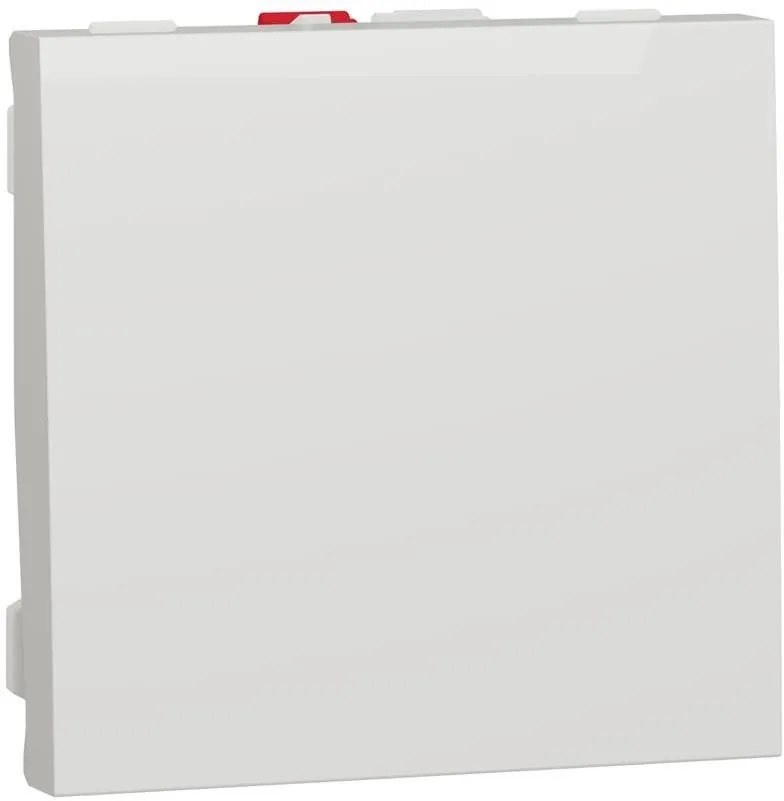 SE Еднополюсен ключ 2 мод. цвят Бял Unica  - NU320118